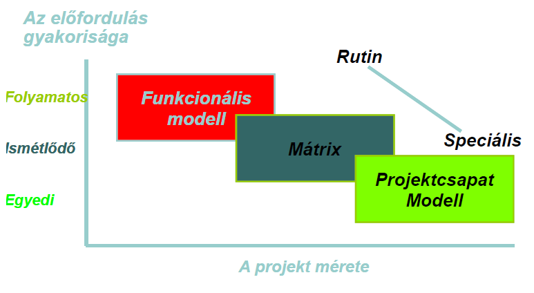 A megfelelő szervezeti modell választásának szempontjai